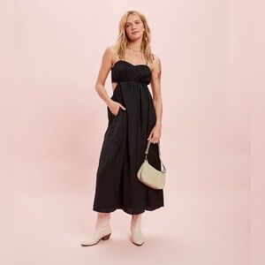 American Eagle cut out strappy satin maxi dress size XL